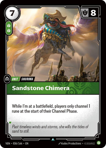 Image for Sandstone Chimera (036/166) [Vendetta] (VEN) - Riftbound: League of Legends Trading Card Game