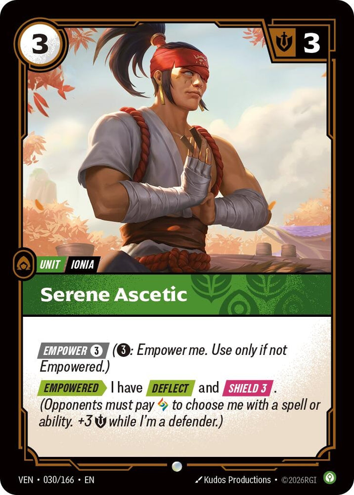 Image for Serene Ascetic (030/166) [Vendetta] (VEN) - Riftbound: League of Legends Trading Card Game