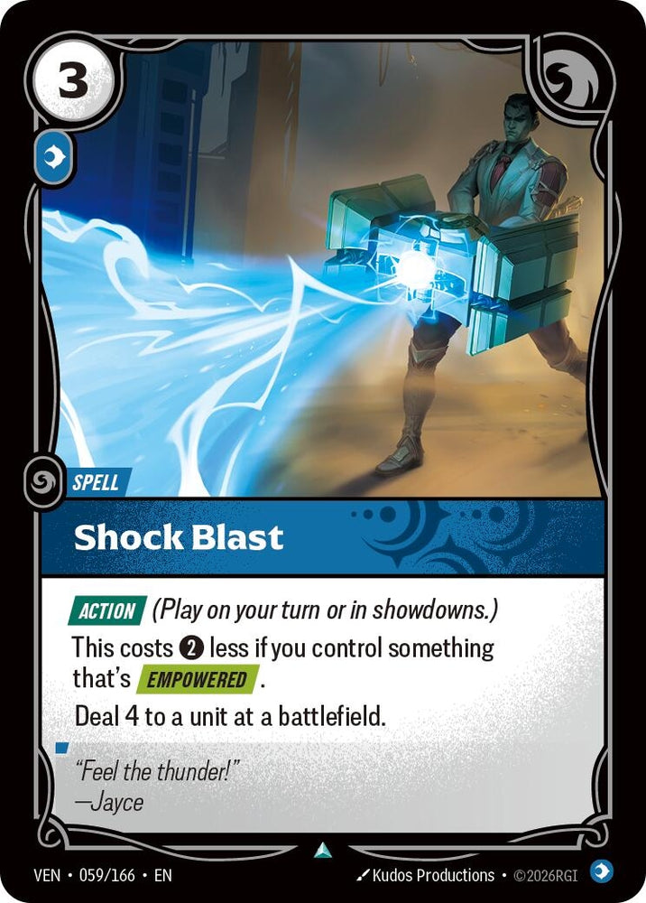 Image for Shock Blast (059/166) [Vendetta] (VEN) - Riftbound: League of Legends Trading Card Game