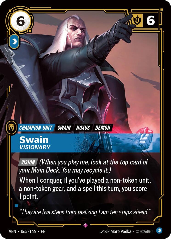 Image for Swain, Visionary (065/166) [Vendetta] (VEN) - Riftbound: League of Legends Trading Card Game