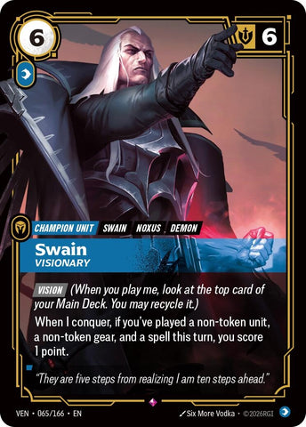 Image for Swain, Visionary (065/166) [Vendetta] (VEN) - Riftbound: League of Legends Trading Card Game