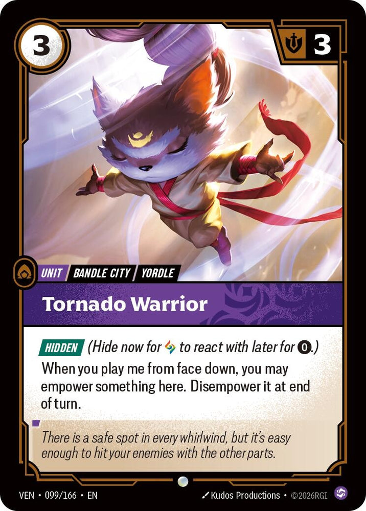 Image for Tornado Warrior (099/166) [Vendetta] (VEN) - Riftbound: League of Legends Trading Card Game