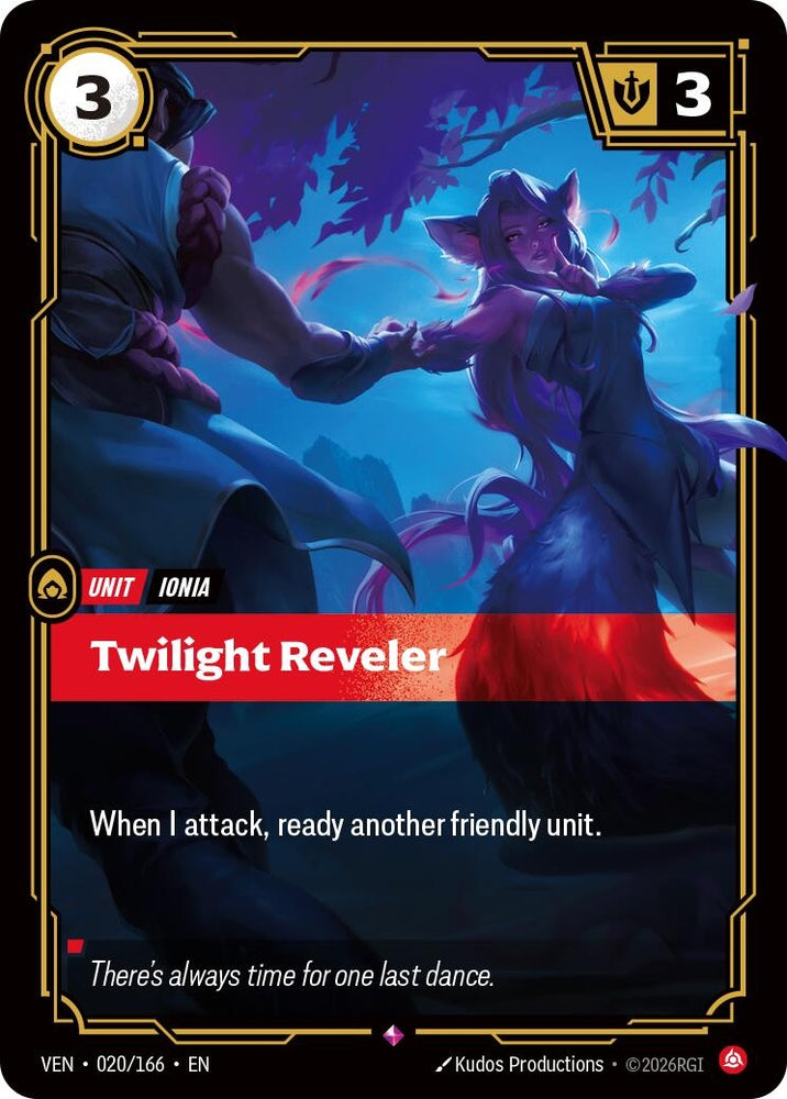 Image for Twilight Reveler (020/166) [Vendetta] (VEN) - Riftbound: League of Legends Trading Card Game