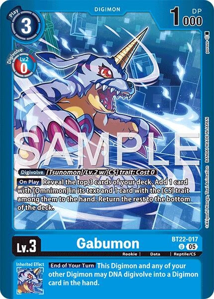 Gabumon (BT22-017 U) [Limited Card Pack -Final Crest-] (LM-08)