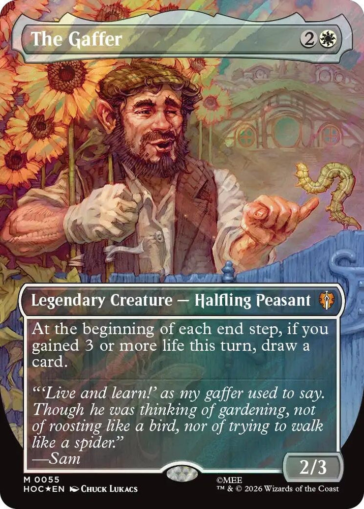 Image for The Gaffer (Borderless) (Surge Foil) (55) [The Hobbit: Eternal-Legal] (HOC) - Magic: The Gathering
