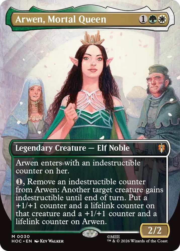Image for Arwen, Mortal Queen (Borderless) (30) [The Hobbit: Eternal-Legal] (HOC) - Magic: The Gathering