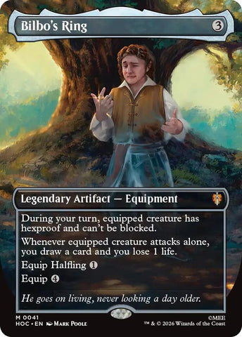 Image for Bilbo's Ring (Borderless) (41) [The Hobbit: Eternal-Legal] (HOC) - Magic: The Gathering