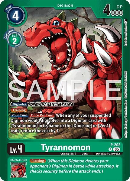 Tyrannomon (P-202 P) [Limited Card Pack -Final Crest-] (LM-08)