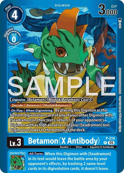 Betamon (X Antibody) (P - 214 P) [Limited Card Pack -Final Crest-] (LM-08)