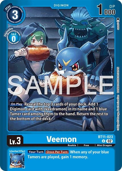 Veemon (BT11-023 U) [Limited Card Pack -Final Crest-] (LM-08)
