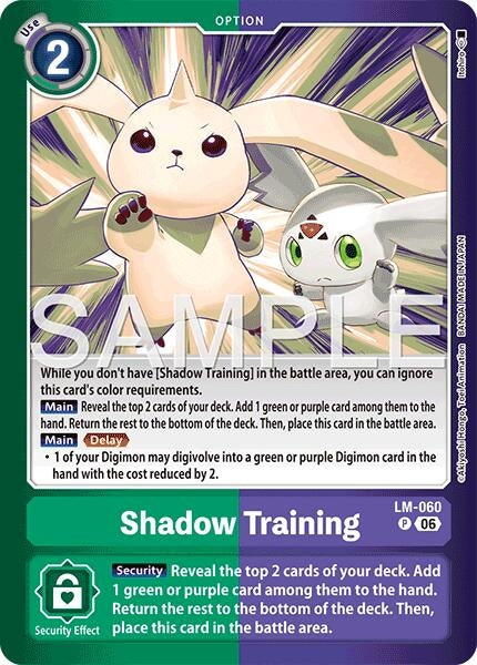 Shadow Training (LM-060 P) [Limited Card Pack -Final Crest-] (LM-08)