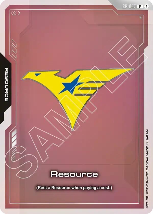 Image for Resource (RP-047) (EVX07 Resource Set) (RP-047) [Promotional Resource Tokens] (RP) - Gundam Card Game