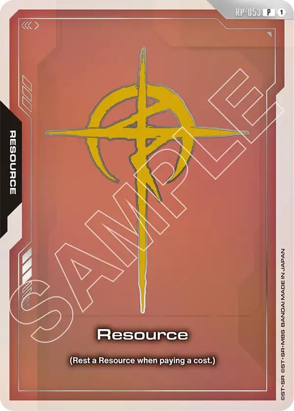 Image for Resource (RP-053) (EVX07 Resource Set) (RP-053) [Promotional Resource Tokens] (RP) - Gundam Card Game
