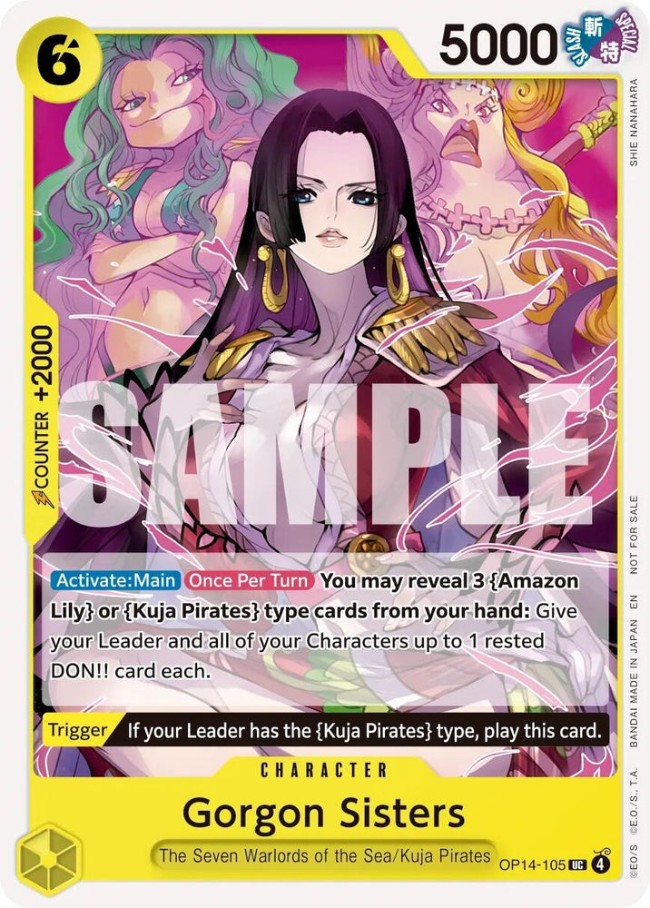 Image for Gorgon Sisters (Tournament Pack 2026 Vol. 3) (OP14-105) [One Piece Promotion Cards] (OP-PR) - One Piece Card Game