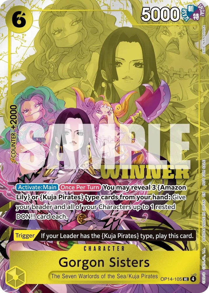 Image for Gorgon Sisters (Winner Pack 2026 Vol. 3) (OP14-105) [One Piece Promotion Cards] (OP-PR) - One Piece Card Game
