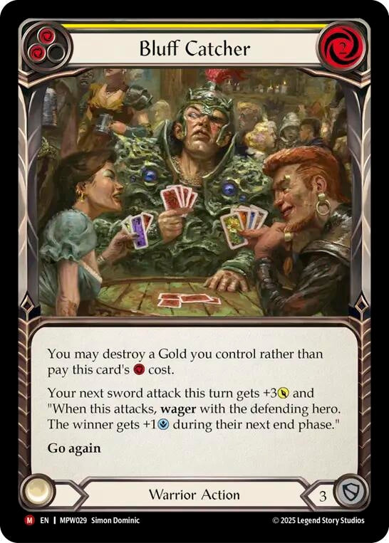 Image for Bluff Catcher (MPW029) [Mastery Pack Warrior] (MPW) - Flesh and Blood TCG