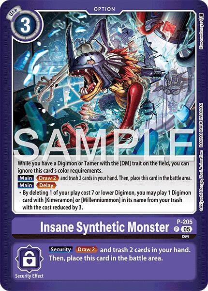 Insane Synthetic Monster (P-205 P) [Limited Card Pack -Final Crest-] (LM-08)