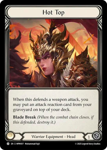 Image for Hot Top (MPW017) [Mastery Pack Warrior] (MPW) - Flesh and Blood TCG