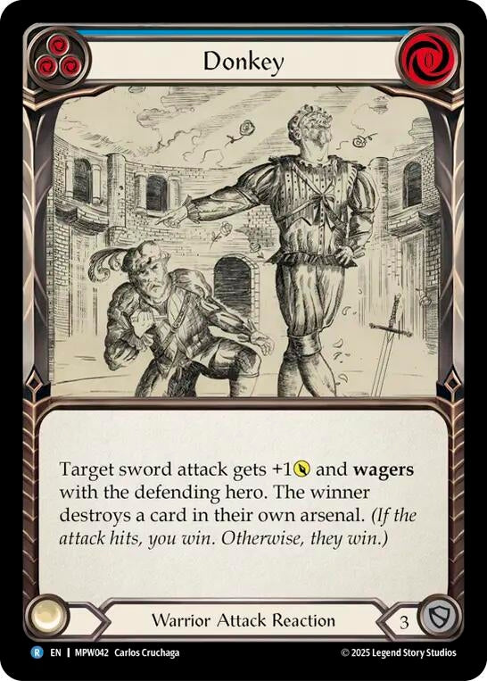 Image for Donkey (Blue) (MPW042) [Mastery Pack Warrior] (MPW) - Flesh and Blood TCG