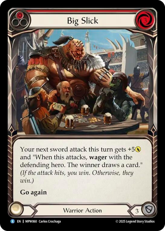 Image for Big Slick (Red) (MPW060) [Mastery Pack Warrior] (MPW) - Flesh and Blood TCG