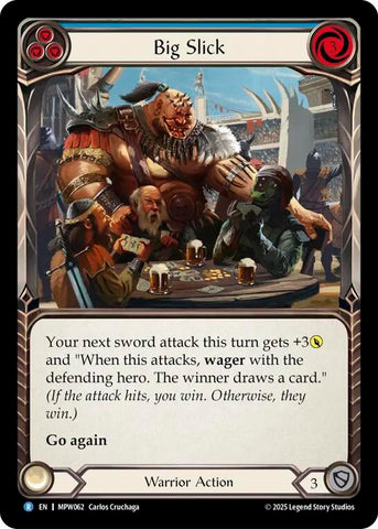 Image for Big Slick (Blue) (MPW062) [Mastery Pack Warrior] (MPW) - Flesh and Blood TCG