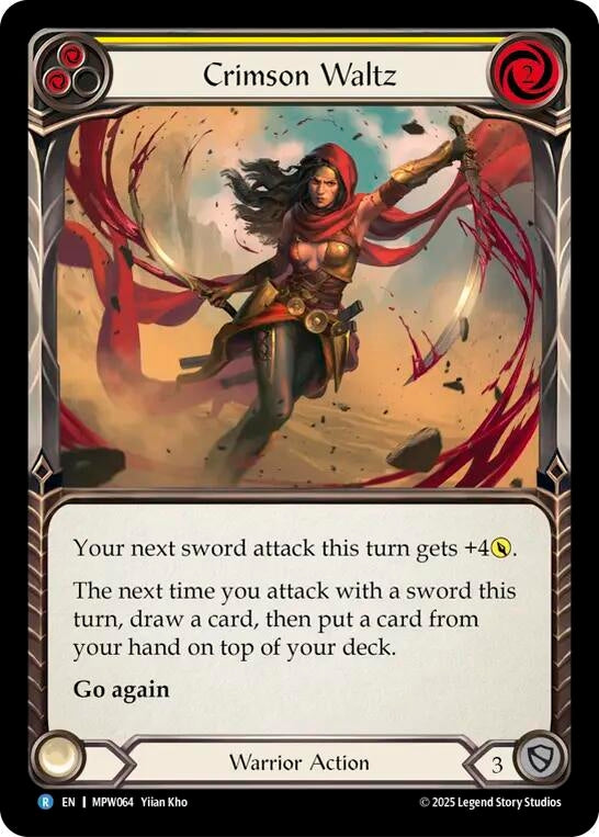 Image for Crimson Waltz (Red) (MPW064) [Mastery Pack Warrior] (MPW) - Flesh and Blood TCG