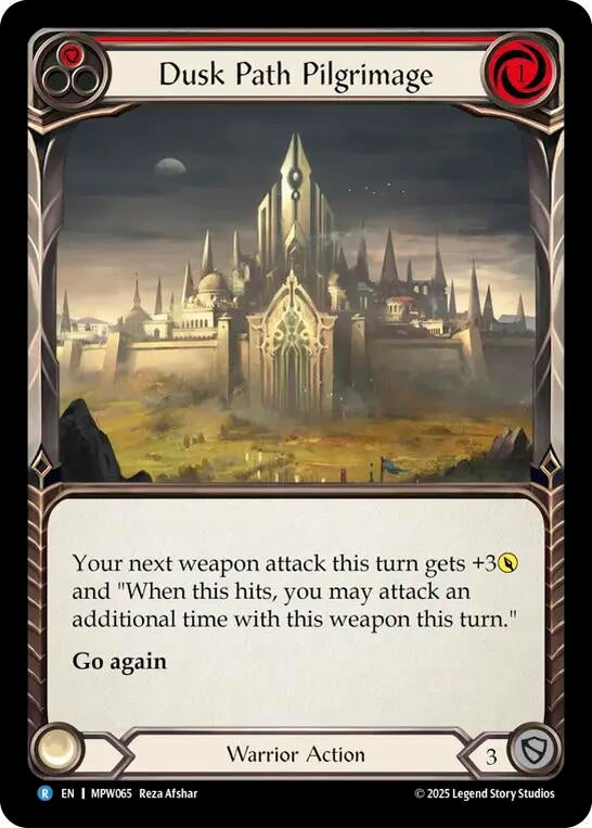 Image for Dusk Path Pilgrimage (Blue) (MPW065) [Mastery Pack Warrior] (MPW) - Flesh and Blood TCG
