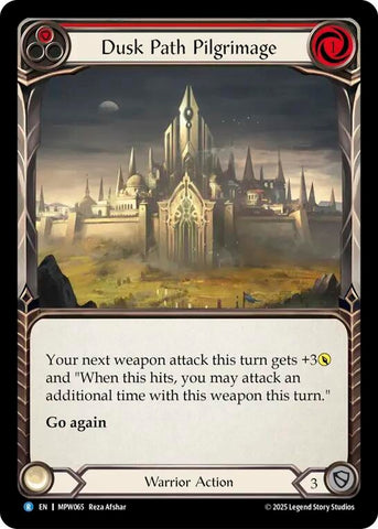 Image for Dusk Path Pilgrimage (Blue) (MPW065) [Mastery Pack Warrior] (MPW) - Flesh and Blood TCG