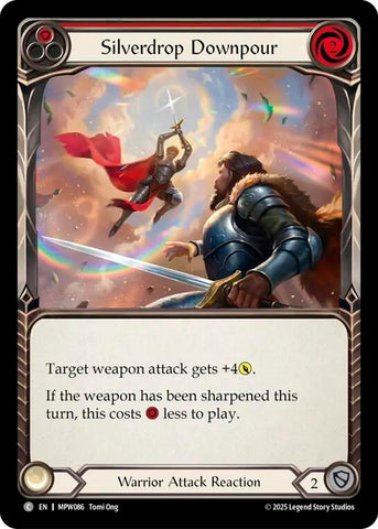 Image for Silverdrop Downpour (Red) (MPW086) [Mastery Pack Warrior] (MPW) - Flesh and Blood TCG