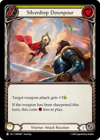 Image for Silverdrop Downpour (Yellow) (MPW087) [Mastery Pack Warrior] (MPW) - Flesh and Blood TCG