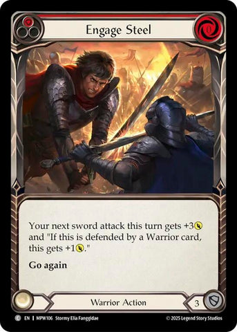 Image for Engage Steel (Red) (MPW106) [Mastery Pack Warrior] (MPW) - Flesh and Blood TCG