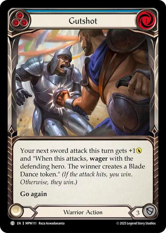 Image for Gutshot (Blue) (MPW111) [Mastery Pack Warrior] (MPW) - Flesh and Blood TCG
