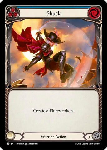Image for Shuck (Blue) (MPW129) [Mastery Pack Warrior] (MPW) - Flesh and Blood TCG
