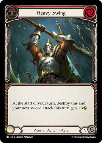 Image for Heavy Swing (Red) (MPW133) [Mastery Pack Warrior] (MPW) - Flesh and Blood TCG