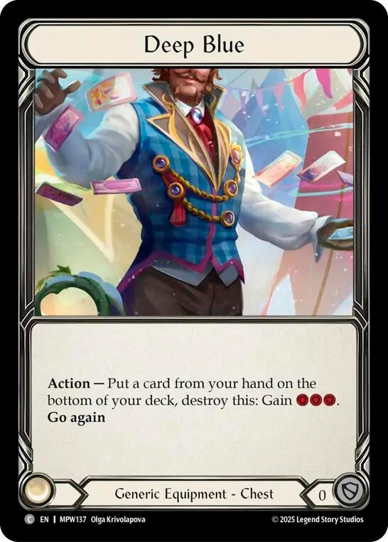 Image for Deep Blue (MPW137) [Mastery Pack Warrior] (MPW) - Flesh and Blood TCG