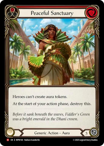 Image for Peaceful Sanctuary (Red) (MPW144) [Mastery Pack Warrior] (MPW) - Flesh and Blood TCG