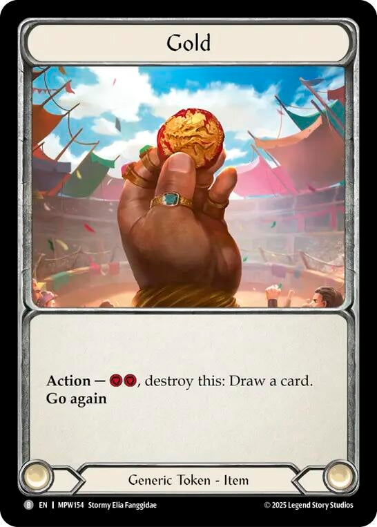 Image for Gold (MPW154) [Mastery Pack Warrior] (MPW) - Flesh and Blood TCG
