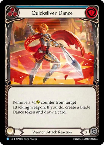 Image for Quicksilver Dance (MPW047) [Mastery Pack Warrior] (MPW) - Flesh and Blood TCG