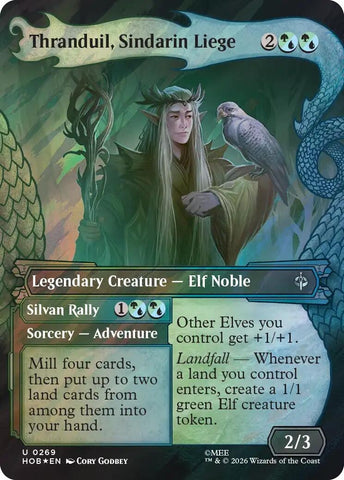 Image for Thranduil, Sindarin Liege (Showcase) (Surge Foil) (269) [The Hobbit] (HOB) - Magic: The Gathering