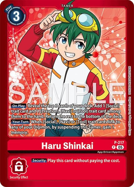 Image for Haru Shinkai (P-217 P) [Limited Card Pack -Final Crest-] (LM-08) - Digimon Card Game