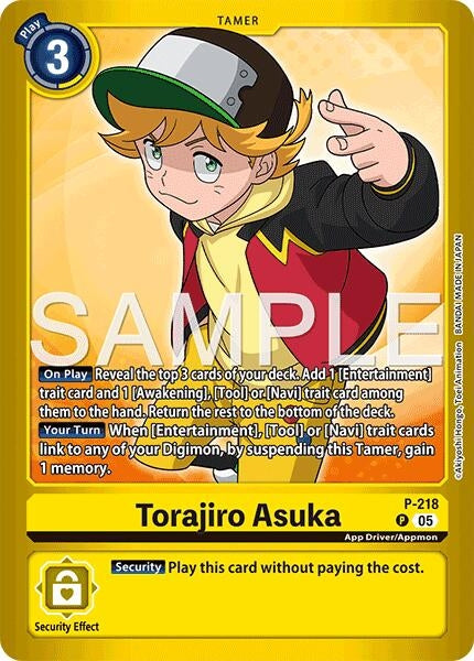 Image for Torajiro Asuka (P-218 P) [Limited Card Pack -Final Crest-] (LM-08) - Digimon Card Game