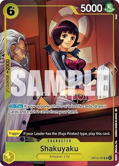 Image for Shakuyaku (One Piece Card Game Illustration Box Vol. 7) (OP14-107) [One Piece Promotion Cards] (OP-PR) - One Piece Card Game