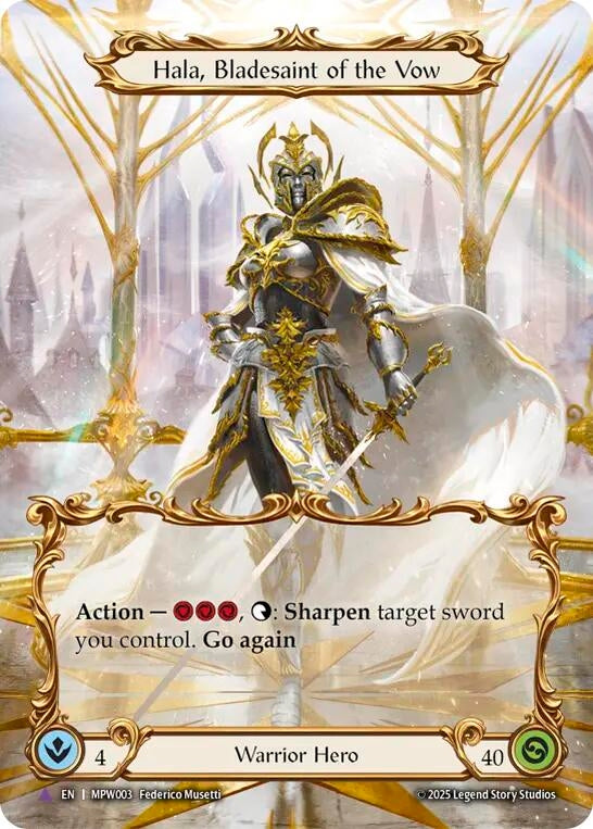 Hala, Bladesaint of the Vow (Marvel) (MPW003) [Mastery Pack Warrior] (MPW)