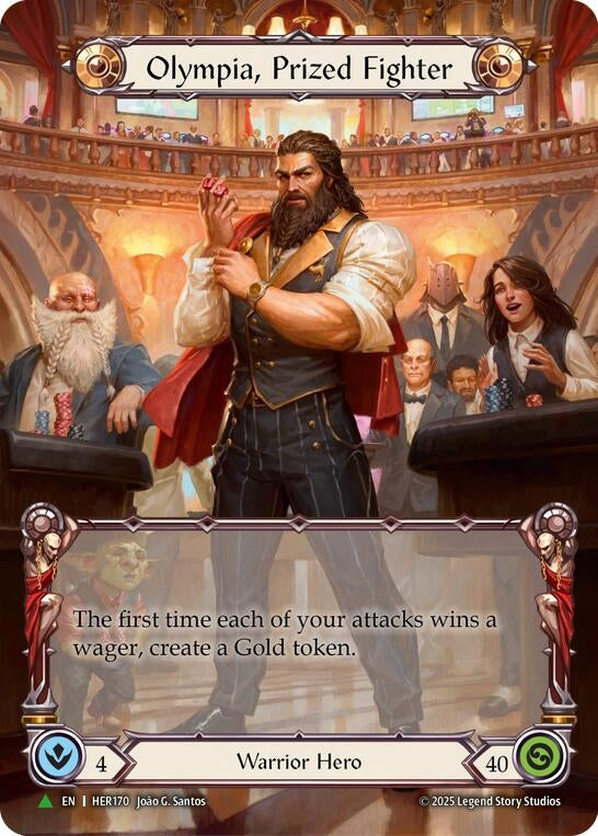 Image for Olympia, Prized Fighter (Extended Art) - HER170 (HER170) [Flesh and Blood: Promo Cards] (PR) - Flesh and Blood TCG