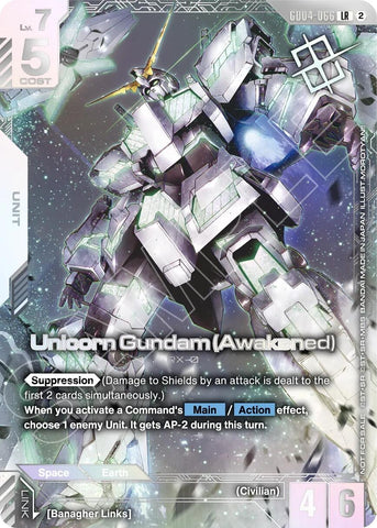 Image for Unicorn Gundam (Awakened) (Newtype Challenge 2026 Mission 4) (GD04-066) [Gundam Promotional Cards] (GCG-PR) - Gundam Card Game