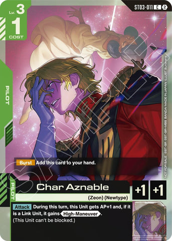Image for Char Aznable (World Championship Regionals 26-27 Season 2) (ST03-011) [Gundam Promotional Cards] (GCG-PR) - Gundam Card Game