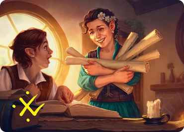 Image for Belladonna Took Art Card (Gold-Stamped Signature) (2) [Art Series: The Hobbit] (ASHOB) - Magic: The Gathering