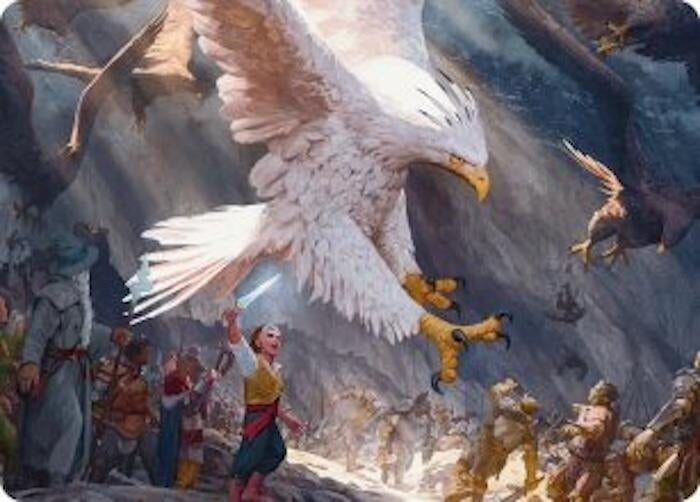 Image for The Eagles Are Coming! Art Card (3) [Art Series: The Hobbit] (ASHOB) - Magic: The Gathering