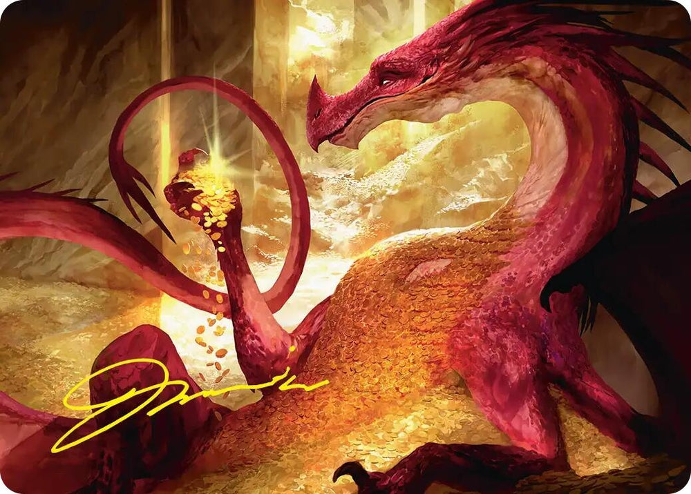 Image for Gleaming Splendor Art Card (Gold-Stamped Signature) (4) [Art Series: The Hobbit] (ASHOB) - Magic: The Gathering