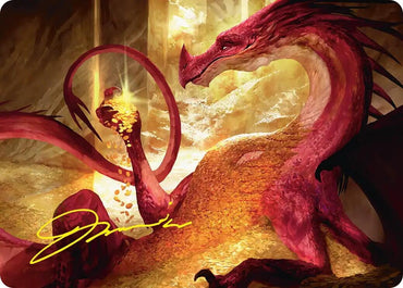 Image for Gleaming Splendor Art Card (Gold-Stamped Signature) (4) [Art Series: The Hobbit] (ASHOB) - Magic: The Gathering